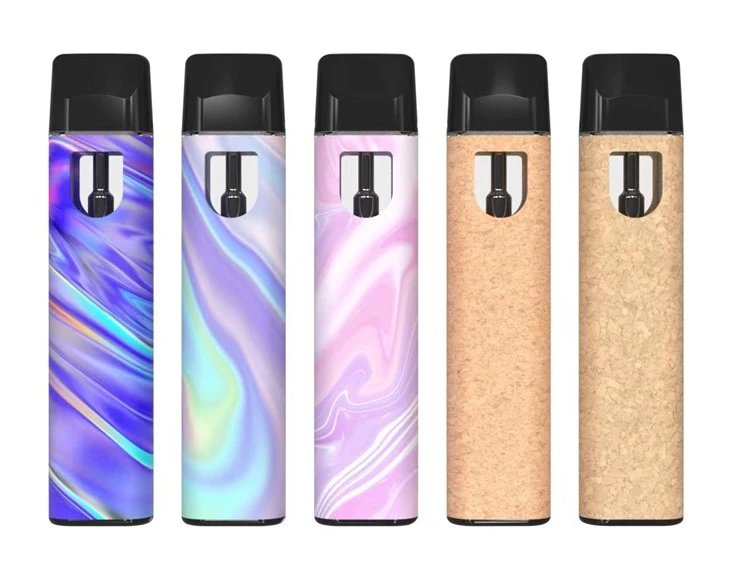 China 1ml 2ml Dual Air Channel Vape Device Inhale Activated Disposable Vape Pen, Type C Port