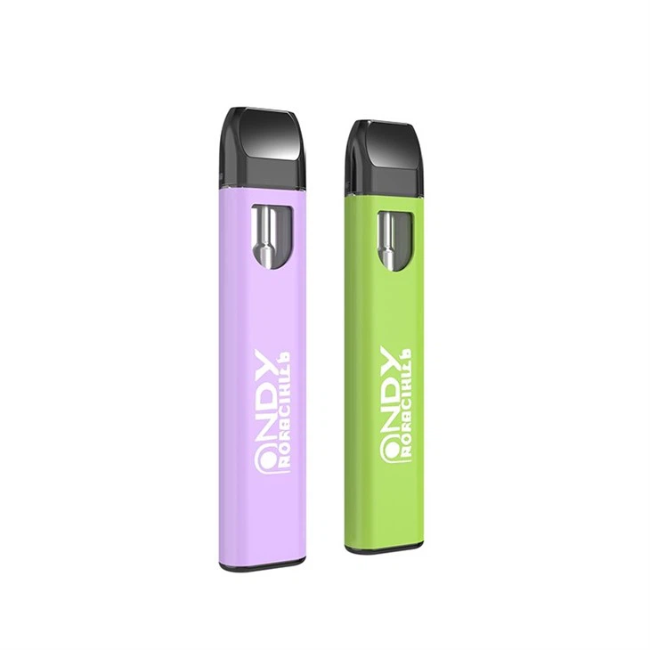 Custom Logo Accepted 1ml/2ml Rechargeable Disposable Vape Device For Distillate