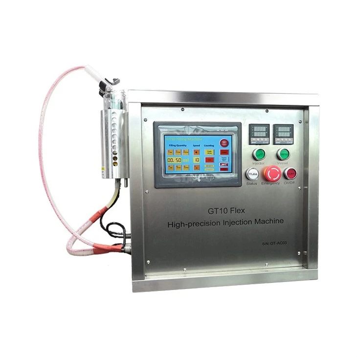 Germany No.1 Hot Selling 1ML 2ML 3ML CBD/THC/HHC Thick Oil Filling Machine With Heating Function For Small Business, Vape Carts Oil Filling Machine
