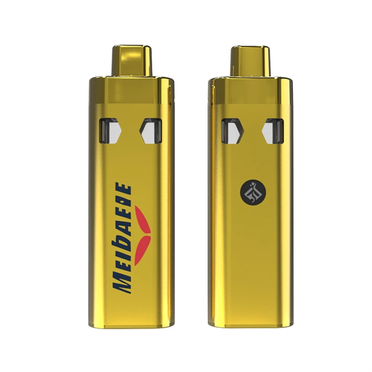 High Quality All In One Two Flavors Hardware Dual Chamber 2*1ml CBD THC D9 Disposable Vape With Preheating Function