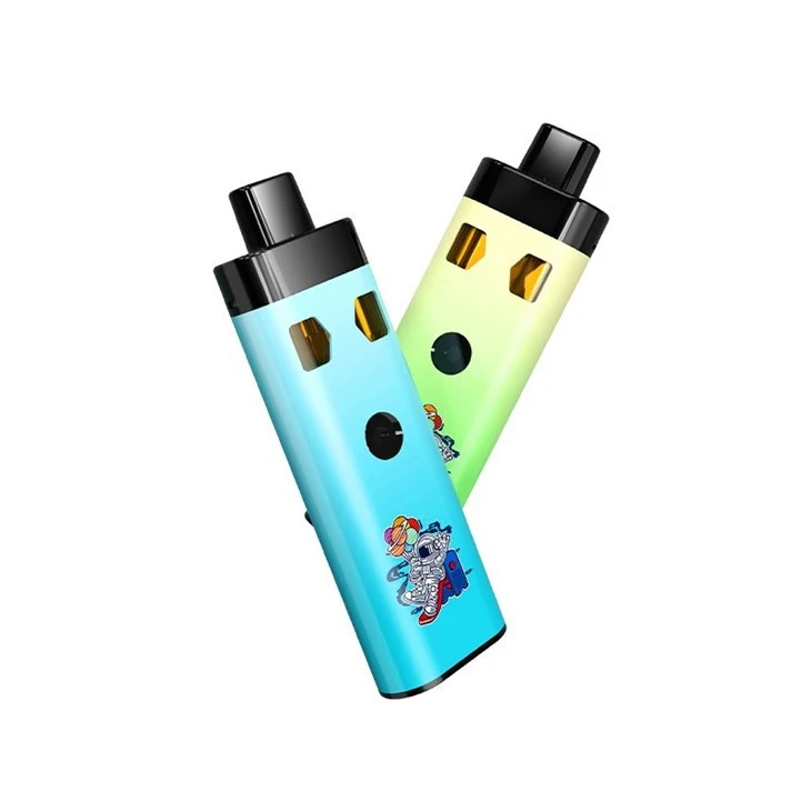 Dispozitiv dual CBD Dual Dispozitiv Vape Vape Vaping cu încărcător de tip C pentru 2 ml Delta 8 THC Ulei gros